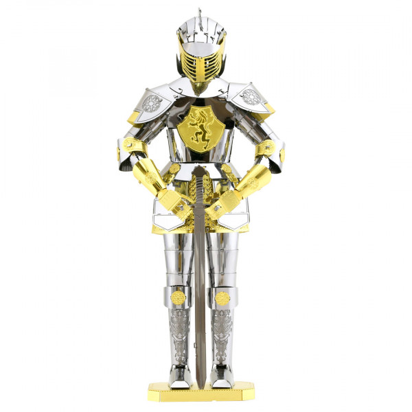 European (Knight) Armor (Silver &amp; Gold) 3D Metall Bausatz