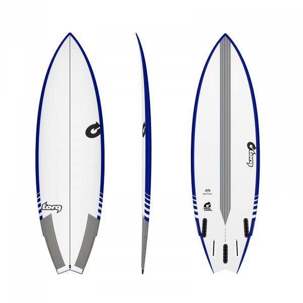 Surfboard TORQ Epoxy TEC Go-Kart 5.8 Rail Blau