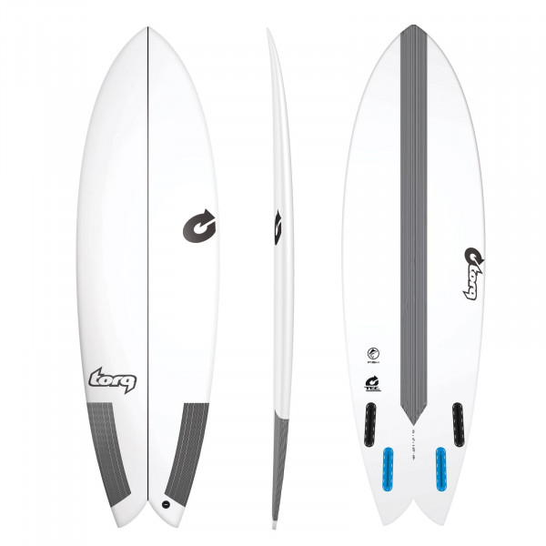 TORQ 6'4" Epoxy TEC Fish Surfboard