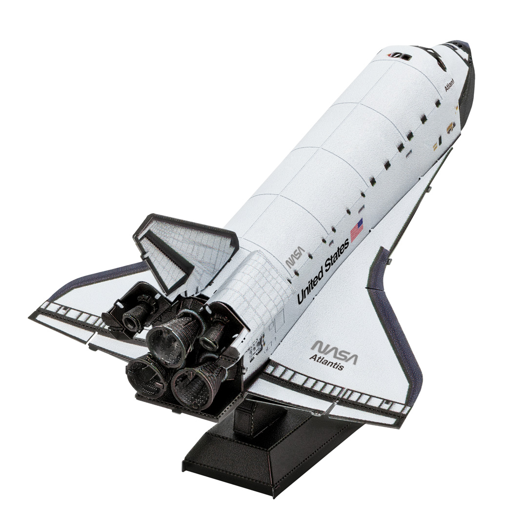 Space Shuttle Atlantis 3D Puzzle Metall Modell Laser Cut Bausatz,NEU 