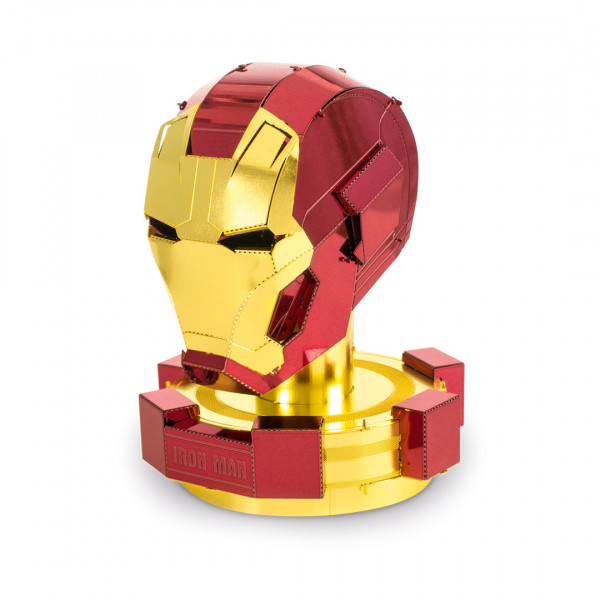 Iron Man Helmet (Rot &amp; Gold) 3D Metall Bausatz