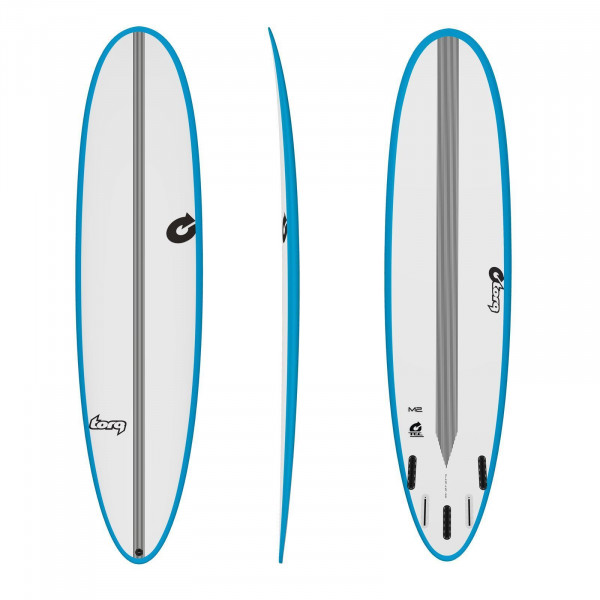 Surfboard TORQ Epoxy TEC M2 6.6 Rail Blau