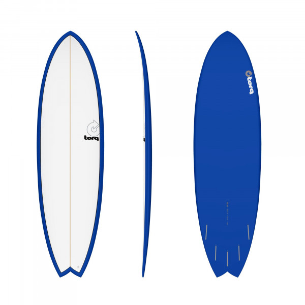 Surfboard TORQ Epoxy TET 6.3 Fish Navy Pinline