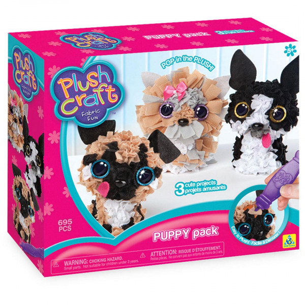 PlushCraft™ Puppy Pack (3D-Mini-Figuren)