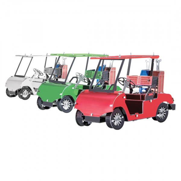 Golf Cart Set 3D Metall Bausatz