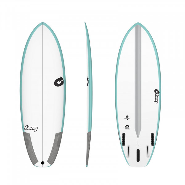Surfboard TORQ Epoxy TEC Summer 5 5.2 Rail Grün