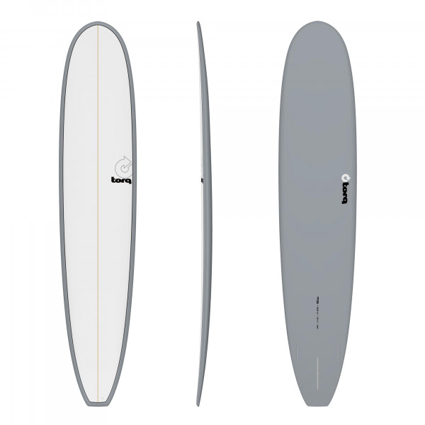Surfboard TORQ Epoxy TET 9.6 Longboard Grey Pinlin